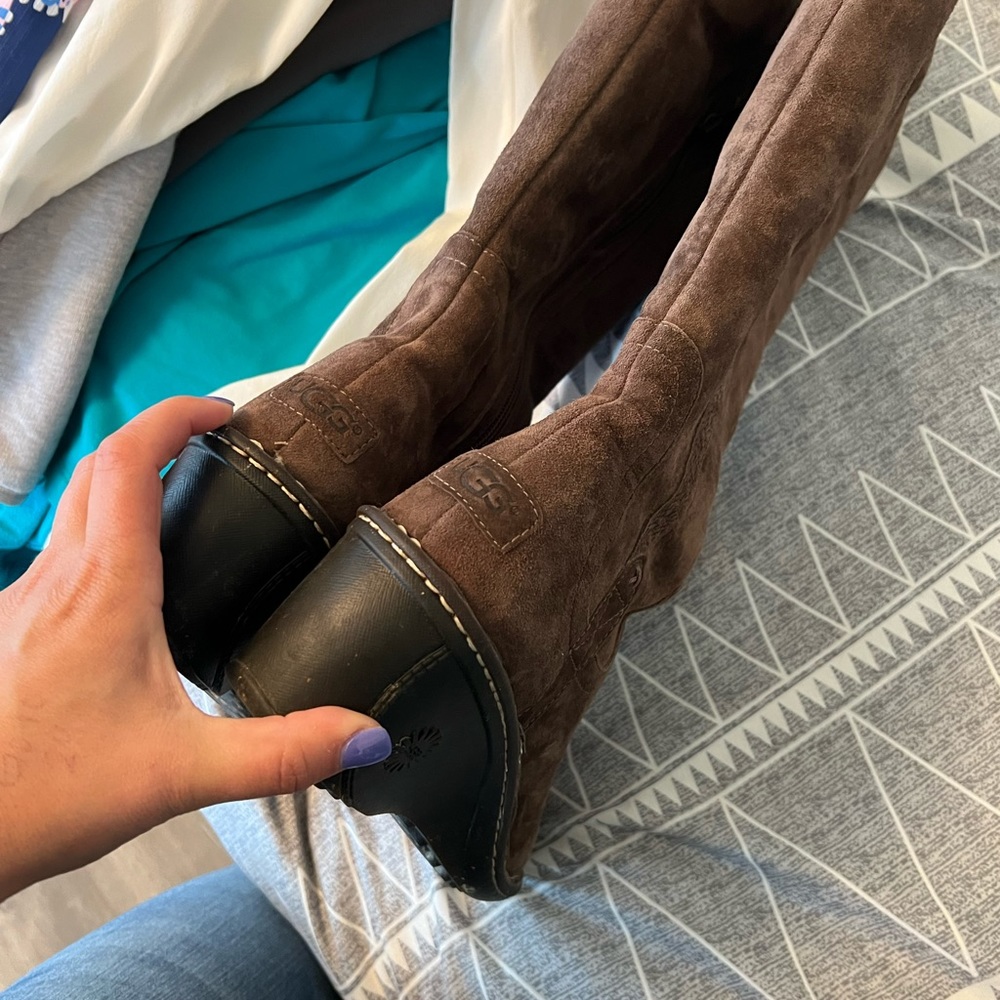 Ugg Fleece lined Wedge boots - Picture 3 of 3